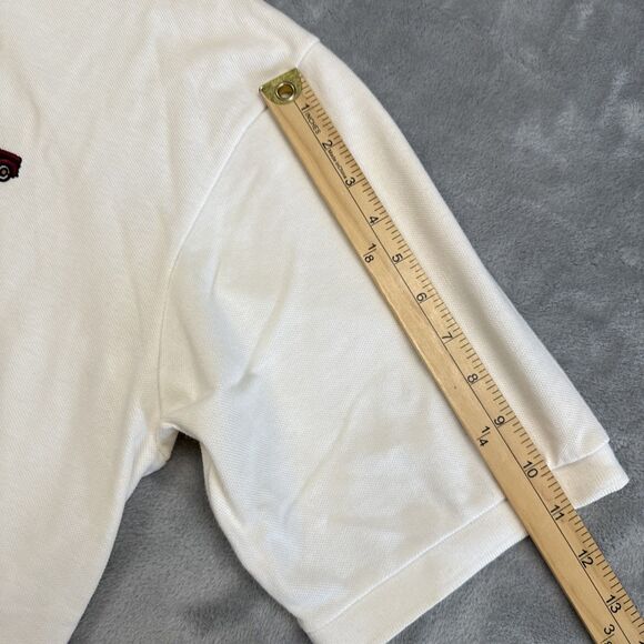 Crazy Shirts Hawaii Men’s L White T-Shirt Woody Station Wagon Embroidered - Picture 6 of 7